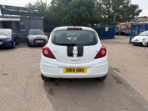 2014 Vauxhall Corsa 1.2 16v Sting Euro 5 3dr in White — image 5