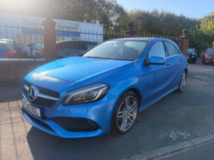 2016 Mercedes-Benz A Class 2.1 A200d Amg Line (premium Plus) Euro 6 (s/s) 5dr in Blue — image 3