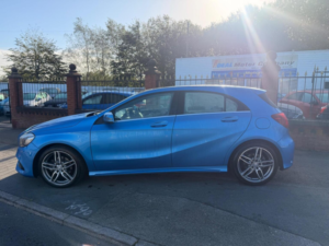2016 Mercedes-Benz A Class 2.1 A200d Amg Line (premium Plus) Euro 6 (s/s) 5dr in Blue — image 4