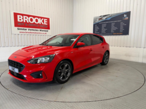 2019 Ford Focus 1.0t Ecoboost St-Line Euro 6 (s/s) 5dr in Red — image 3