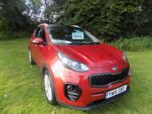 2016 Kia Sportage 2.0 Crdi Kx-4 Auto AWD Euro 6 5dr in Red — image 2