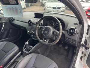 2014 Audi A1 1.4 Tfsi S Line Euro 5 (s/s) 3dr in White — image 3