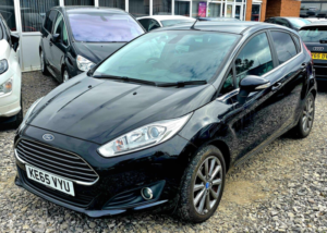 2015 Ford Fiesta 1.0t Ecoboost Titanium Euro 6 (s/s) 5dr in Black — image 3