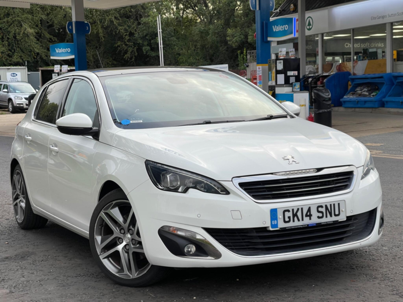 2014 Peugeot 308 2.0 Bluehdi Feline Euro 6 (s/s) 5dr in White — image 1