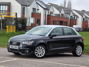 2012 Audi A1 1.6 Tdi Sport Sportback Euro 5 (s/s) 5dr in Black — image 3