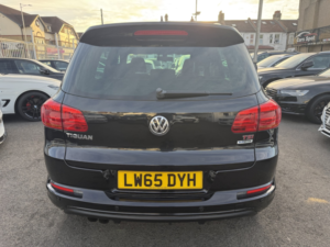 2015 Volkswagen Tiguan 1.4 Tsi R-Line Bmt Fresh Import Verified Mile Finance Avb in Black — image 6