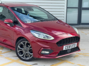 2018 Ford Fiesta 1.0t Ecoboost St-Line Euro 6 (s/s) 3dr in Red — image 2