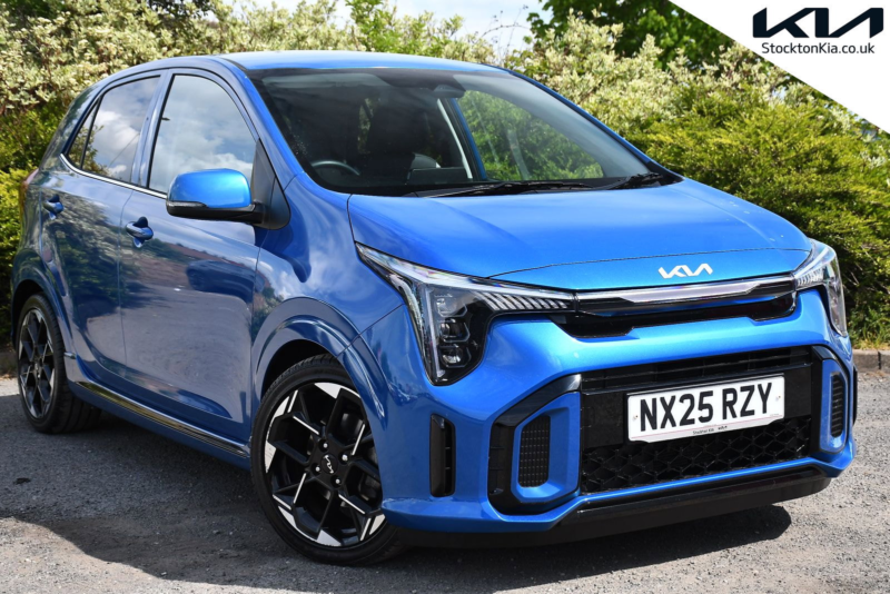 2025 Kia Picanto 1.0 Gt-Line Hatchback 5dr Petrol Manual Euro 6 (s/s) (62 Bhp) in Blue — image 1