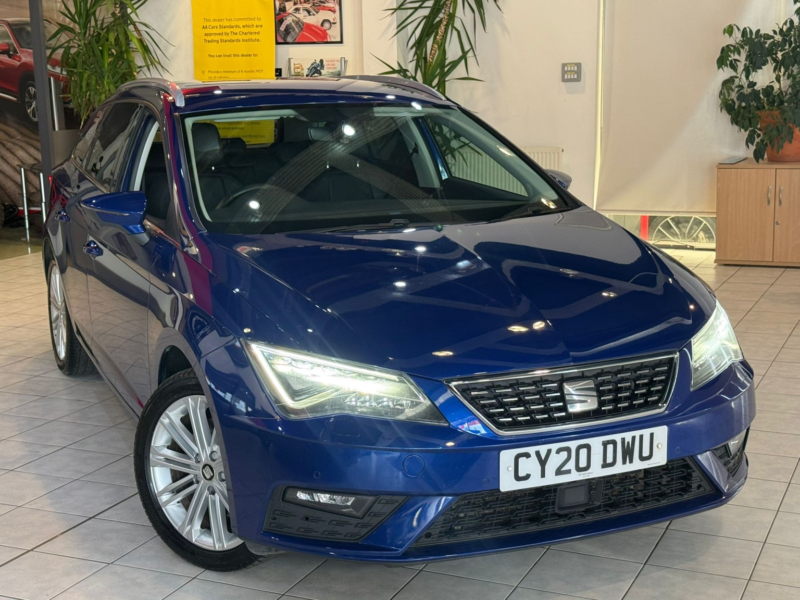 2020 SEAT Leon 2.0 Tsi Xcellence in Blue — image 1
