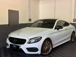 2017 Mercedes-Benz C Class 2.1 C220d Amg Line (premium) Coupe 2dr Diesel G-Tronic+ Euro 6 (s/s) (170 Ps) in White — image 2