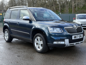 2017 Skoda Yeti 1.2 Tsi Se L Drive Outdoor 5dr Petrol DSG Euro 6 (s/s) (110 Ps) in Blue — image 3