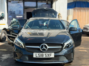2018 Mercedes-Benz A Class 1.6 A180 Sport Edition 7g-Dct Euro 6 (s/s) 5dr in Black — image 2