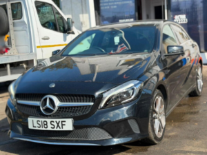 2018 Mercedes-Benz A Class 1.6 A180 Sport Edition 7g-Dct Euro 6 (s/s) 5dr in Black — image 3