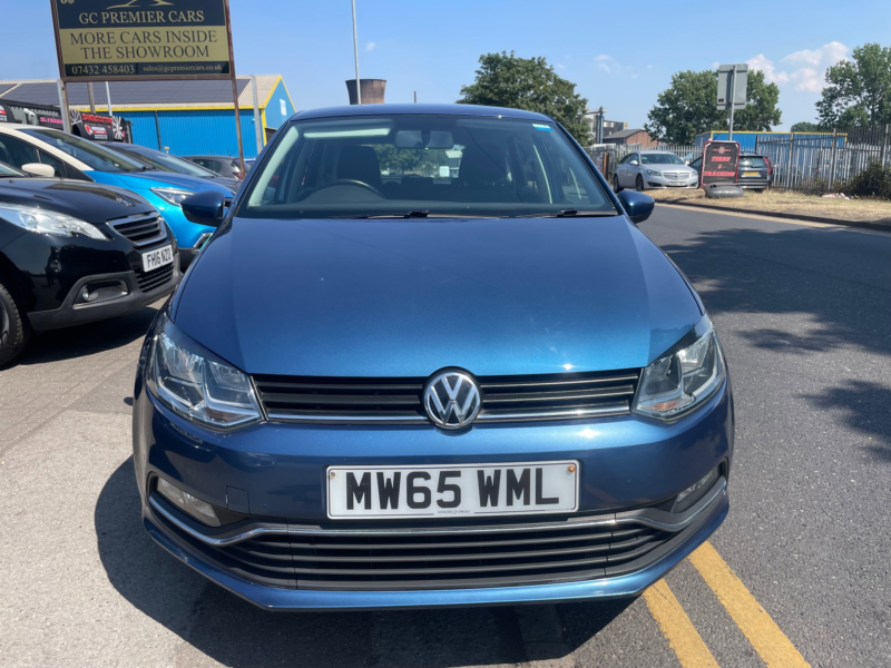 2015 Volkswagen Polo 1.4 Tdi Bluemotion Tech Se Hatchback 5dr Diesel Manual Euro 6 (s/s) (75 Ps) in Blue — image 1