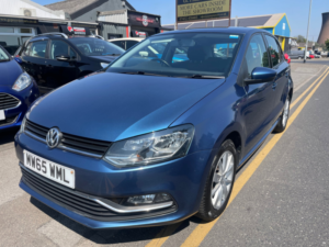 2015 Volkswagen Polo 1.4 Tdi Bluemotion Tech Se Hatchback 5dr Diesel Manual Euro 6 (s/s) (75 Ps) in Blue — image 2