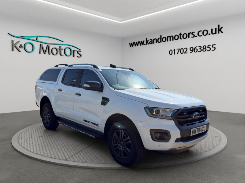 2020 Ford Ranger 2.0 Ecoblue Wildtrak Auto 4WD Euro 6 (s/s) 4dr in White — image 1