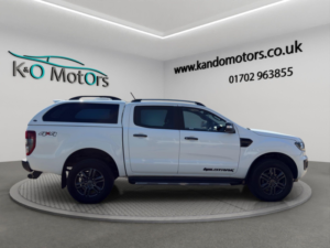 2020 Ford Ranger 2.0 Ecoblue Wildtrak Auto 4WD Euro 6 (s/s) 4dr in White — image 3
