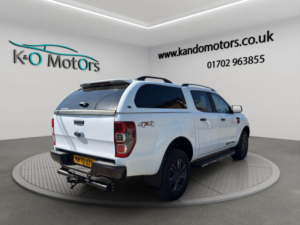 2020 Ford Ranger 2.0 Ecoblue Wildtrak Auto 4WD Euro 6 (s/s) 4dr in White — image 4