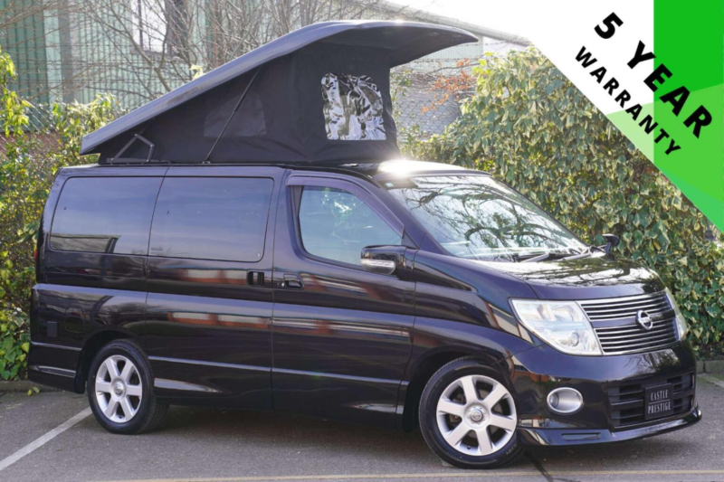 2010 Nissan Elgrand E51 2.5 Highway Star 5dr *camper Conversion* in Black — image 1