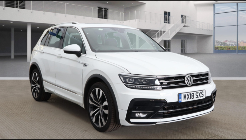 2018 Volkswagen Tiguan 2.0 Tdi R-Line DSG 4 Motion in White — image 1