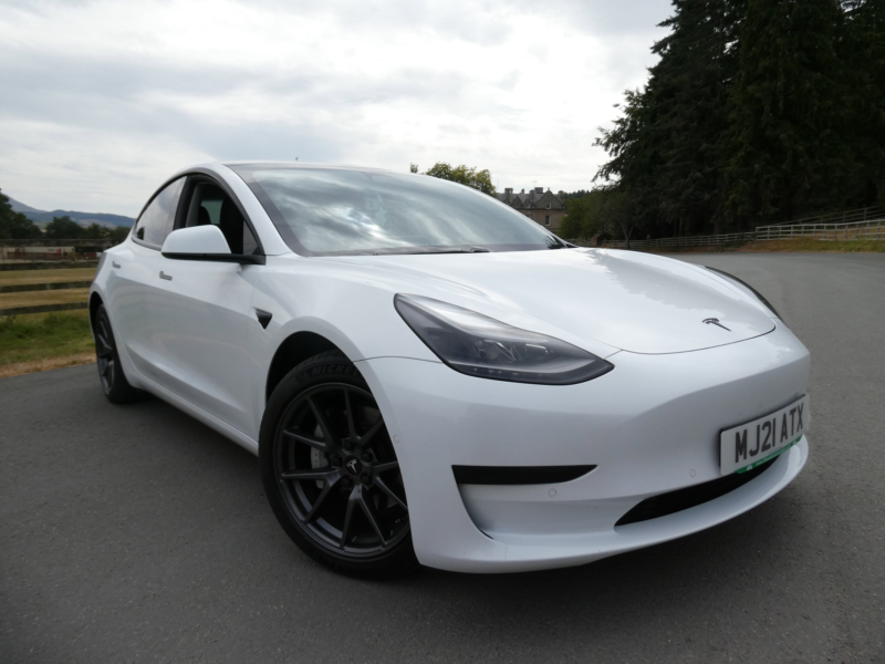 2021 Tesla Model 3 Standard Range Plus Saloon 4dr Electric Auto Rwd (241 Bhp) in White — image 1