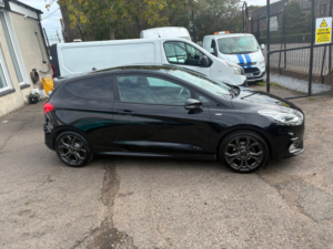 2018 Ford Fiesta 1.0t Ecoboost St-Line Hatchback 3dr Petrol Manual Euro 6 (s/s) (140 Ps) in Black — image 2