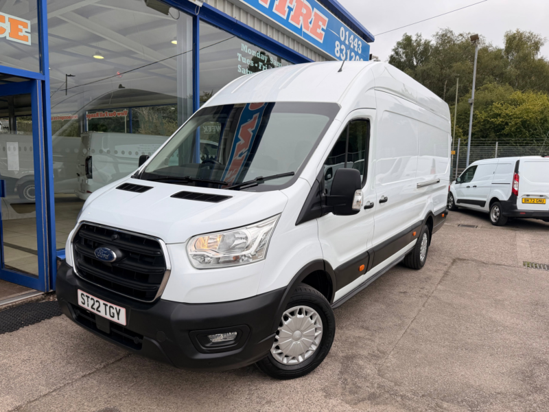 2022 Ford Transit 2.0 350 Ecoblue Trend Panel Van 5dr Diesel Manual Rwd L4 H3 Euro 6 130 Ps in White — image 1