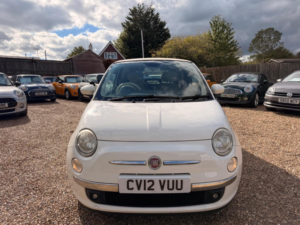 2012 Fiat 500c 0.9 Twinair Lounge Euro 5 (s/s) 2dr in White — image 3