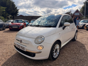 2012 Fiat 500c 0.9 Twinair Lounge Euro 5 (s/s) 2dr in White — image 4