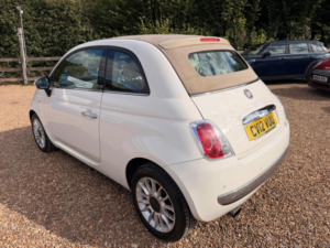 2012 Fiat 500c 0.9 Twinair Lounge Euro 5 (s/s) 2dr in White — image 5