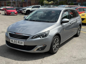 2015 Peugeot 308 Sw 1.6 Bluehdi Allure Euro 6 (s/s) 5dr in Grey — image 4