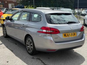 2015 Peugeot 308 Sw 1.6 Bluehdi Allure Euro 6 (s/s) 5dr in Grey — image 5