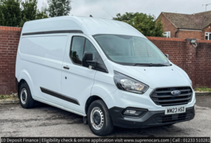 2023 Ford Transit Custom 2.0 300 Ecoblue Leader Panel Van 5dr Diesel Manual L2 H2 Euro 6 (s/s) (105 Ps) in White — image 3