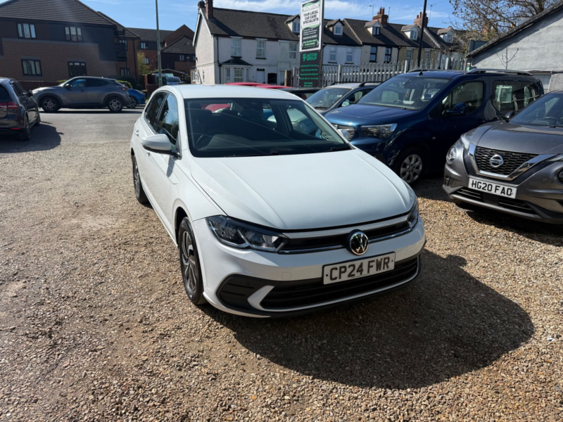 2024 Volkswagen Polo 1.0 Tsi Life Hatchback 5dr Petrol Manual Euro 6 (s/s) (95 Ps) in White — image 1