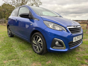2022 Peugeot 108 1.0 Allure Hatchback 5dr Petrol Manual Euro 6 (s/s) (72 Ps) in Blue — image 3