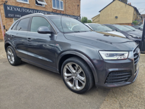 2016 Audi Q3 2.0l S Line+ Tfsi Quattro Automatic SUV 5dr Petrol Euro 6 (178 Bhp) in Grey — image 3