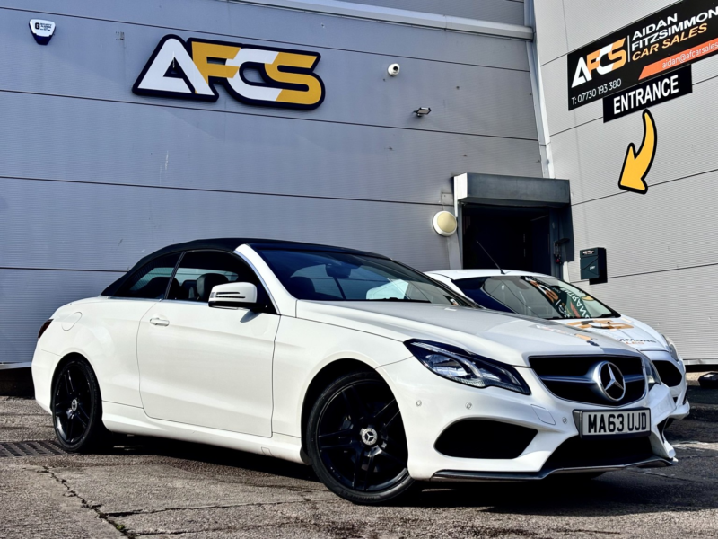 2013 Mercedes-Benz E Class 2.1 E220 Cdi Amg Sport in White — image 1
