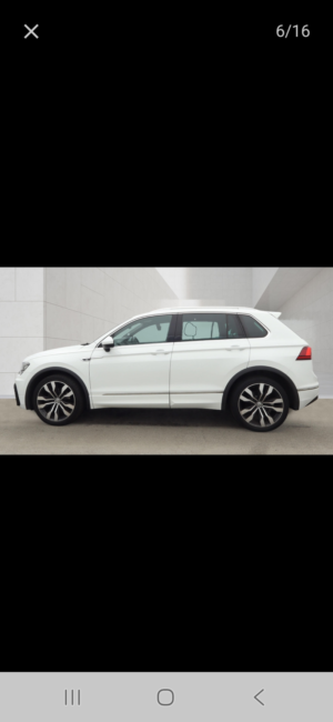 2017 Volkswagen Tiguan 2.0 Tdi Bluemotion Tech R-Line SUV 5dr Diesel Manual 4motion Euro 6 (s/s) (150 Ps) in White — image 3