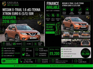 2016 Nissan X-Trail 1.6 Dci Tekna Xtron Euro 6 (s/s) 5dr in Orange — image 2
