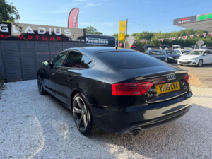 2015 Audi A5 3.0 Tdi V6 Black Edition Plus Sportback S Tronic Quattro Euro 5 (s/s) 5dr in Black — image 4