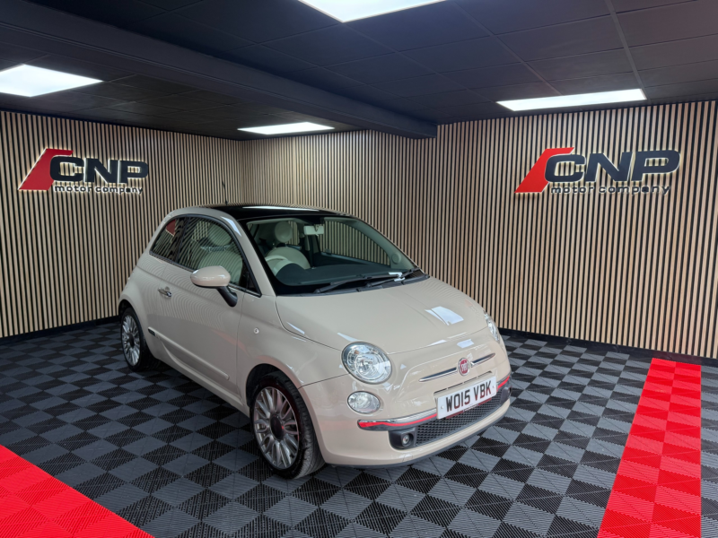 2015 Fiat 500 1.2 Lounge Hatchback 3dr Petrol Manual Euro 6 (s/s) (69 Bhp) in Brown — image 1