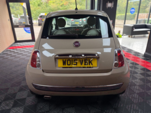 2015 Fiat 500 1.2 Lounge Hatchback 3dr Petrol Manual Euro 6 (s/s) (69 Bhp) in Brown — image 4