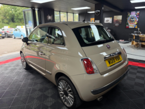 2015 Fiat 500 1.2 Lounge Hatchback 3dr Petrol Manual Euro 6 (s/s) (69 Bhp) in Brown — image 5