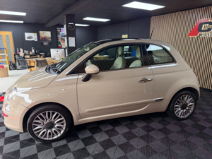 2015 Fiat 500 1.2 Lounge Hatchback 3dr Petrol Manual Euro 6 (s/s) (69 Bhp) in Brown — image 6
