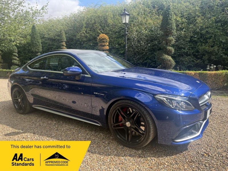 2016 Mercedes-Benz C Class 4.0 C63 V8 Biturbo Amg S (premium) Spds Mct Euro 6 (s/s) 2dr in Blue — image 1