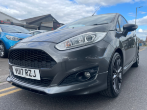 2017 Ford Fiesta 1.0t Ecoboost St-Line Hatchback 3dr Petrol Manual Euro 6 (s/s) (140 Ps) in Grey — image 2