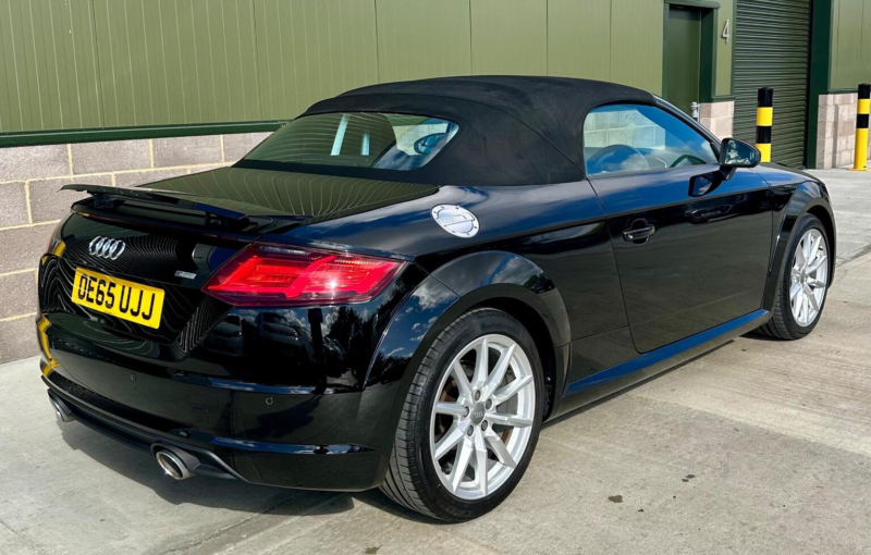 2015 Audi Tt 2.0 Tdi Ultra Sport Roadster Euro 6 (s/s) 2dr in Black — image 1
