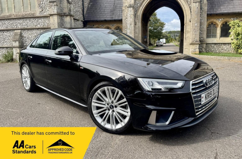2019 Audi A4 2.0 Tfsi 35 S Line Euro 6 (s/s) 4dr in Black — image 1