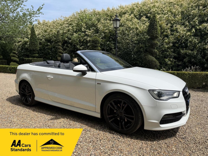 2015 Audi A3 Cabriolet 1.4 Tfsi Cod S Line Euro 6 (s/s) 2dr in White — image 1