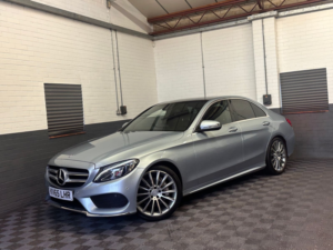 2016 Mercedes-Benz C Class 2.1 C250d Amg Line (premium Plus) Saloon 4dr Diesel 7g-Tronic+ Euro 6 (s/s) (204 Ps) in Silver — image 3